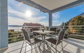 Stunning apartment in Novi Vinodolski with WiFi and 1 Bedrooms
